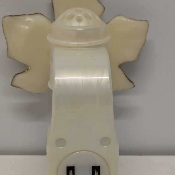 NEW! Gold Glittery Maple Leaf Wallflower Plug w/Apple Pumpkin Pancake ScentBulb - Picture 2 of 6